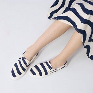 UNIQLO x Marimekko — хлопковые слипоны с принтом - 69 NAVY