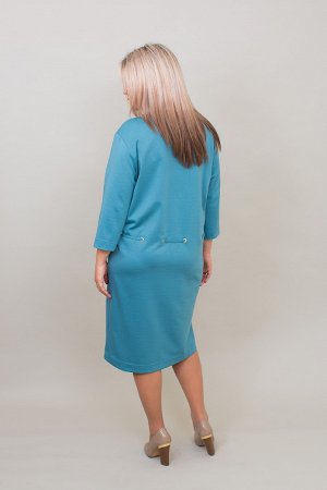 Платье Сюзанна серо-голубой