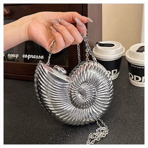 Сумка мини женская, ракушка