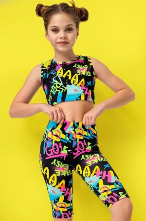 Летний костюм из бамбука для девочки Happyfox