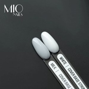 MILK Камуфлирующая база для маникюра/гель-лака Mio Mio nails полупрозрачная молочная, 15 мл