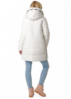 Куртка зимн. 3в1 "Сиэтл" для беременных и слингоношения; цвет: молочный (aw18)