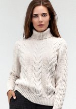 СВИТЕР С ШИРОКИМИ КОСАМИ 3568