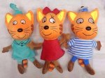 Мягкая игрушка &quot;Три кота&quot; маленькая