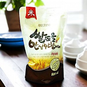 Средство для мытья посуды "рисовые отруби" CLEAX 800 мл, Корея