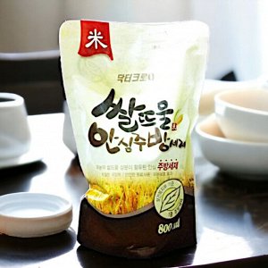 Средство для мытья посуды "рисовые отруби" CLEAX 800 мл, Корея