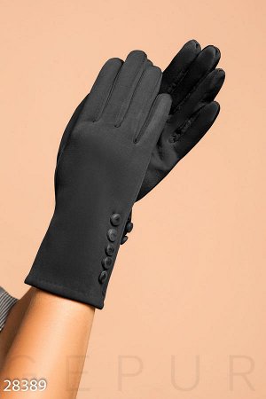 Аккуратные демисезонные перчатки