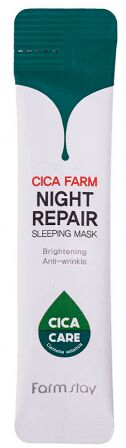 Farm Stay Ночная маска с центеллой Cica Farm Night Repair Sleeping Mask, 4 мл * 1 шт