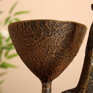 Конфетница «Жираф», 27x18x26 см, алюминий