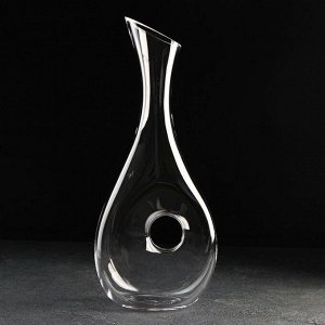 Декантер стеклянный для вина Magistro «Рислинг», 1,1 л, 15,5x10x36 см