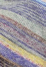 Пряжа для вязания 100 гр,Summer socks (летние носки) 45% меринос 35% хлопок 13% полиамид 7% эластан 460м/100г Сиренево-салатный микс
