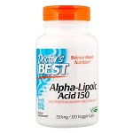 Doctor&#039;s Best, Лучшая альфа-липоевая кислота, 150 мг, 120 кап