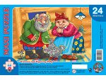 Пазл мягкий &quot;Сказка про курочку Рябу&quot; 24 эл