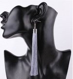 Серьги кисти супердлинные