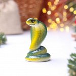Новый год. Сувенир &quot;Кобра&quot;, гжель