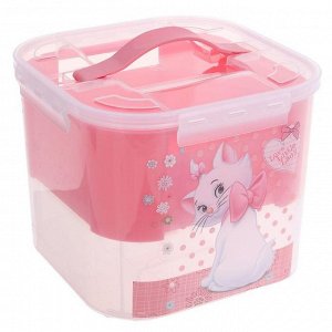 Контейнер для детских принадлежностей "Кошечка Мари", 7 л, цвет розовый