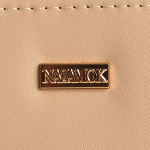 Кошелёк женский на молнии NK, бежевый цвет