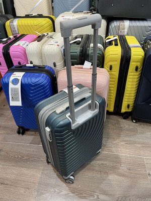 Чемодан маленький размер S 20" 40 л (ручная кладь) бирюза