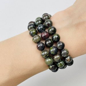 Бусины для украшений из зеленой Яшмы (45 бусин)