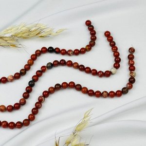 Бусины для украшений из кирпичной Яшмы