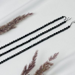 Бусины для украшений из Шпинели черной огранка