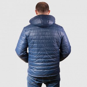Куртка Мужская куртка с синтетическим наполнителем отлично удерживает тепло, обеспечивает комфорт. Куртка выполнена из стеганой плащевой ткани (ткань Милан ВО). Модель прямого кроя, утеплитель изософт