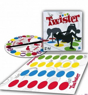 Twister Размер цветной коробки: 20,5 * 21,5 * 4,6 см
Размер игрового поля: 110 * 162 см