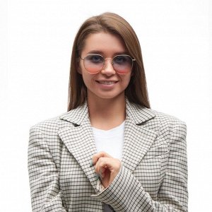 Очки солнцезащитные женские OneSun, uv 400, линза 4.5x5 см, дужка 13 см, ширина 13 см, двухцветные
