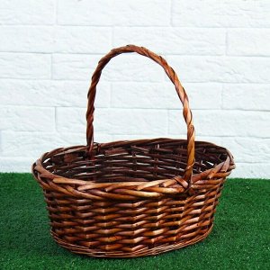 Набор корзин плетеных (ива), 38x30xH14/35см, 33х25xH12.5/30см, 28х20x11xH25 см, 3 шт.