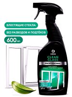 Средство для мытья стекол, зеркал и пластика Clean Glass Professional 600мл