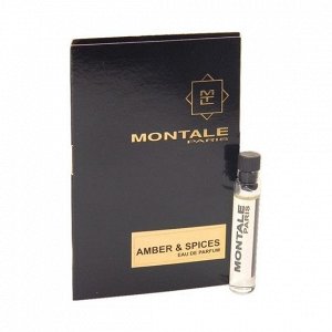 MONTALE AMBER & SPICES unisex  vial  2ml edp парфюмированная вода  унисекс