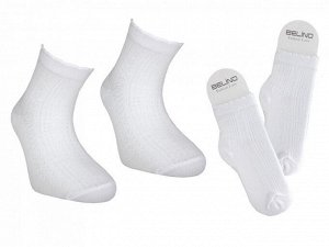 Белые ажурные носки для девочки 387000 H