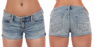 Шорты Короткие джинсовые шорты American Eagle 
	- хулиганский фасон с потёртостями для непослушных девочек Москвы №ш88