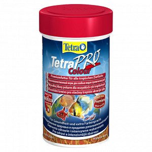 TetraPro Color Crisps корм-чипсы для улучшения окраса всех декоративных рыб 100 мл