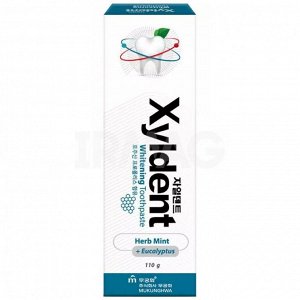 Отбеливающая зубная паста "Xyldent" «Травы и эвкалипт» (гелевая) 110 г