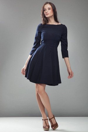 Nife Платье NIFE S19  нужный цвет пишем в примечании к заказу (красный;горчичный;тёмно-синий)  60% полиэстер, 35% вискоза, 5% эластан