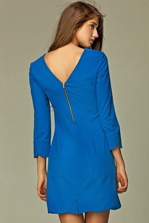 Nife Платье NIFE S28  нужный цвет пишем в примечании к заказу (голубой;морской;розовый)  60% полиэстер, 35% вискоза, 5% эластан