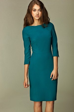 Nife Платье NIFE S30  нужный цвет пишем в примечании к заказу (бордовый;бежевый;лазурный)  60% полиэстер, 35% вискоза, 5% эластан