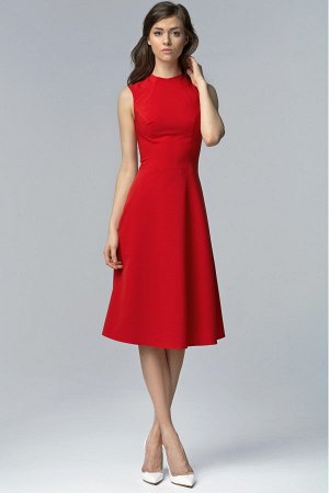 Nife Платье NIFE S62  нужный цвет пишем в примечании к заказу (голубой;экрю;красный;черный)  60% полиэстер, 35% вискоза, 5% эластан