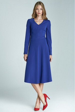 Nife Платье NIFE S67  нужный цвет пишем в примечании к заказу (голубой;фуксия;черный;красный)  60% полиэстер, 35% вискоза, 5% эластан