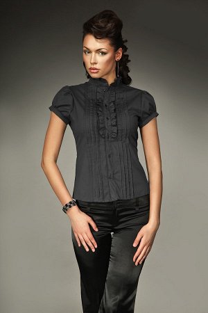 Nife Рубашка NIFE K26  нужный цвет пишем в примечании к заказу (черный;белый)  хлопок 60%, полиэстер 40%