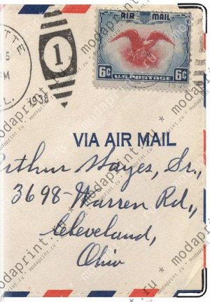 Конверт Air mail
