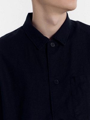 Рубашка мужская в черном цвете