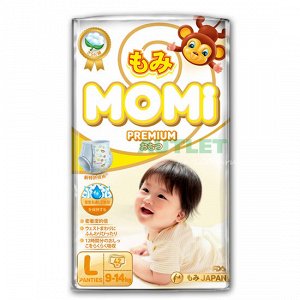 MOMI Premium  подгузники-трусики L ( 9-14 кг), 42 шт.