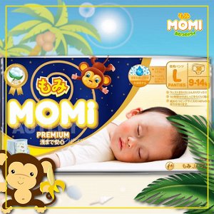 MOMI Premium Night подгузники-трусики L( 9-14 кг), 30 шт.