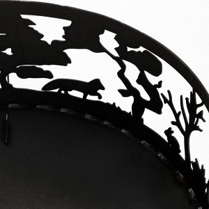 Чаша костровая "Лес", металл 3 мм, 70 х 70 х 45 см