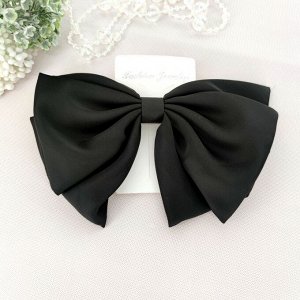 Бант-заколка автомат  Fashion Jewelry сиреневый16*12 см.
