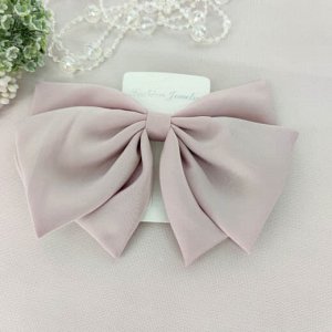 Бант-заколка автомат  Fashion Jewelry розово-сиреневый16*12 см.