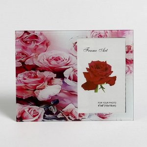 Фоторамка "Розовые розы" для фото 10х15 см