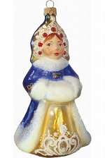 723.1 Фигурка &quot;Снегурочка&quot; 11см Декорирована ручной росписью